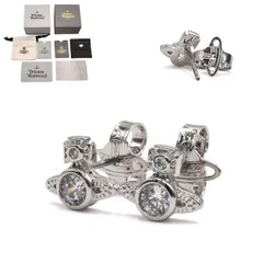 ヴィヴィアンウエストウッド ピアス Vivienne Westwood 62010220-02P102 LONDON ORB EARRINGS レディース シルバーのサムネイル