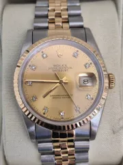 中古ブランド ラックスオール ウルサン店 ROLEX デイトジャスト コンビ ダイヤ 10P 36MMのサムネイル