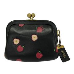 COACH コーチ ノラキスロック がま口財布 レディバグ てんとう虫 日本