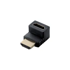 ELECOM HDMI L字型アダプタ(タイプA-タイプA) 上向き [AD-HDAAB01BK]のサムネイル