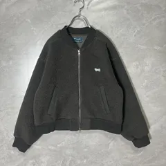coen コーエン 【PENNEYS ぺニーズ別注】ボア ジップ ブルゾン ジャケット ダークグレー Mのサムネイル