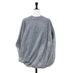 JUNYA WATANABE COMME des GARCONS ジュンヤワタナベ コムデギャルソン ニット グレー サイズ:S バルーン レイヤード ニット JG-N012 プルオーバー ドルマンスリーブ シアー ウール トップス【レディース】【中古】のサムネイル