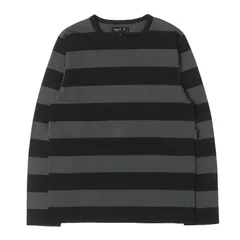 【美品】agnes b. アニエスベー Tシャツ グレー ブラック サイズ:2 25SS J019 TS ボーダーTシャツ 日本製 トップス カットソー 長袖【メンズ】【中古】のサムネイル