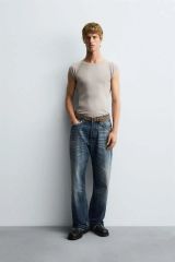 完売品 ZARA ストレートフィット ブーツカットデニム 42号 - メルカリ