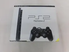 中古品 ゲーム プレイステーション2 PS2 本体 SCPH-70000 ブラック 動作品 箱・説付きのサムネイル