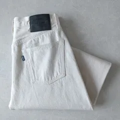 ■古着 LEVI'S MADE&CRAFTED 501 1980s オーガニックジーンズ デニムパンツ STRAIGHT FIT 生成り 実寸W29L29【L6495】のサムネイル