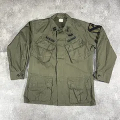 U.S.ARMY 60's ジャングルファティーグジャケット 5TH 69年会計 SMALL-SHORT ユーエスアーミー グリーン コットンのサムネイル