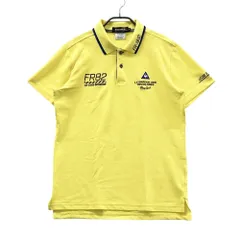 サイズ：M LE COQ GOLF ルコックゴルフ  半袖ポロシャツ  イエロー系 [240101511672] ゴルフウェア メンズ ストストのサムネイル
