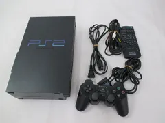 中古品 ゲーム プレイステーション2 PS2 本体 SCPH-50000 ブラック 動作品 周辺機器付きのサムネイル