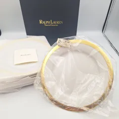 ラルフローレン ACADEMY プレート 皿 金縁 金彩 食器 5枚セット 洋食器 皿 未使用 Polo Ralph Lauren【12610】のサムネイル