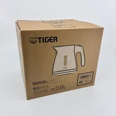 2025年製 タイガー 電気ケトル PCS-A080 0.8L ホワイト 転倒お湯もれ防止 未使用のサムネイル