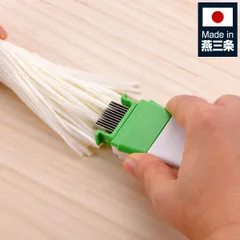 カッター フルベジ 白髪ネギカッター （ 白髪ねぎ用 白髪ねぎピーラー スライサー 日本製 葱 長ネギ 長ねぎ 長葱 細ねぎ 便利グッズ 下ごしらえ キッチンツール )のサムネイル