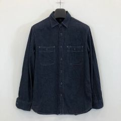 美品 フルカウント ごま塩 ブラックシャンブレー チンスト ワーク