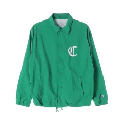 チャンピオン 23SS Camp School コーデュラ コーチ ジャケット グリーンのサムネイル