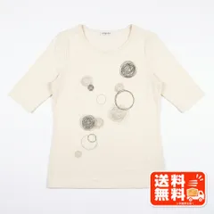 integration インテグレーション 七分袖カットソー サークルプリント Max Mara風のサムネイル