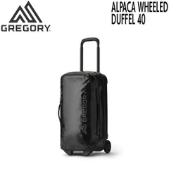 グレゴリー GREGORY アルパカウィールダッフル40 オブシディアンブラック 鞄 バッグ トラベル スーツケースのサムネイル