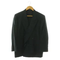 ジバンシィ GIVENCHY テーラードジャケット ダブル 総裏地 ウール ピンストライプ ネイビー /CX ■GY50のサムネイル