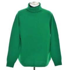 584762 MORRIS & SONS モリスアンドサンズ ●ニットセーター タートルネック 長袖 サイズ42 ウール100% メンズ イギリス製 グリーンのサムネイル