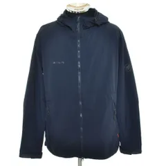 557603 MAMMUT マムート ●ウインドブレーカー フーデッドジャケット ハイキング Hiking WB Hooded Jacket 1012-00391 サイズL（ASIA） メンズ ネイビーのサムネイル