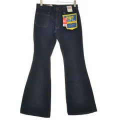 569028 未使用品 BOBSON ボブソン ●デニムパンツ ジーンズ ベルボトム サイズW33 ブーツカット デッドストック メンズ インディゴのサムネイル