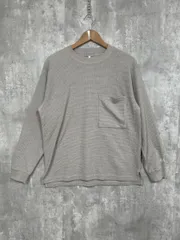 ABAHOUSE アバハウス ワッフル生地 ロング カットソー sizeS/グレー ◆■ メンズのサムネイル