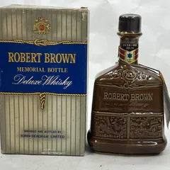 【未成年の飲酒は法律で禁じられています】ロバートブラウン ポートピア 81記念 陶器ボトル 720ml 43度 茶色瓶 箱しおり付きのサムネイル