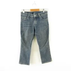 ジャイロ JAYRO クロップドデニムパンツ ストレッチ 青 M *A333のサムネイル