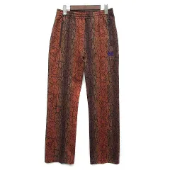 ニードルス ニードルズ Needles パイソン柄 ジャガード トラック パンツ TRACK PANT POLY JQ NS243 S 美品のサムネイル