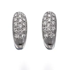 TASAKI タサキ ピアス ダイヤ ダイヤモンド 0.19ct/0.19ct パヴェ Pt900 #195461のサムネイル