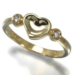TIFFANY&Co. K18YG ダイヤモンド ハート ペンダントトップ - メルカリ