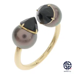 TASAKI タサキ 田崎 K18YG 18金イエローゴールド タヒチパール8.00mm ブラックスピネル リファインド リベリオン シグネチャー リング 指輪のサムネイル