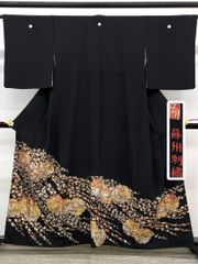 紋紗 コート地 先染御召 薄物コート 正絹 反物 TN187 - メルカリ