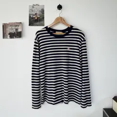L メゾンキツネ ストライプ Tシャツのサムネイル