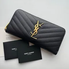 【極上美品】 Saint Laurentイブサンローランラウンドファスナー長財布のサムネイル