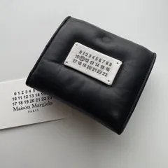 【美品】メゾンマルジェラ 折り財布 グラムスラム 4ステッチ ブラックのサムネイル