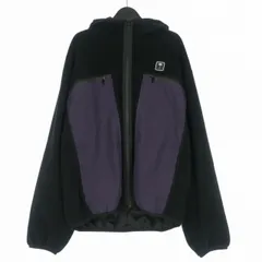 パームエンジェルス PALM ANGELS 23SS フーデッド フリースジャケット ブルゾン 長袖 L ブラック/パープル PMEA243S23FAB0011037のサムネイル