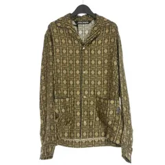 パームエンジェルス PALM ANGELS 23AW Printed Silk Pajama Blouse シルクシャツ オープンカラーシャツ 長袖 46 ブラウン 茶 PMGE011E23FAB0016160のサムネイル