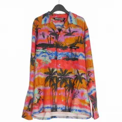 パームエンジェルス PALM ANGELS 23AW Psychedelic Palms Shirt サイケデリック パーム ワークシャツ オープンカラーシャツ 長袖 46 マルチカラー PMGE022F23FAB0013284のサムネイル