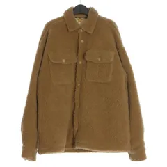 パームエンジェルス PALM ANGELS 24AW Bear In Mind Shirt Jacket オーバーシャツジャケット ボアブルゾン 長袖 48 ブラウン 茶 PMES035F24FAB0016262のサムネイル