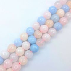 1連売り☆天然石 ミックスベリルカラーアゲート パワーストーン 粒売り
