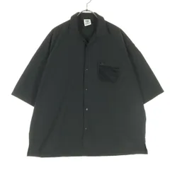 美品 FRANKLIN&MARSHALL フランクリンアンドマーシャル 半袖 シャツジャケット M ブラック メンズ 古着のサムネイル