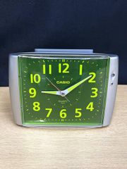 目覚まし時計CASIO デスクトップクロック シルバー 新品未使用 電池