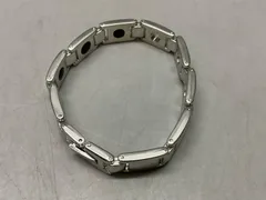 SN1606 ブレスレット アクセサリー アンティーク シルバーカラー ゲルマニウムブレスレット 手首周り8cmのサムネイル