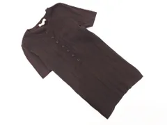 MICHAEL KORS マイケルコース ハーフボタン サマー ニット セーター size4/茶 ■◆ レディースのサムネイル