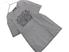 BURBERRY BLACK LABEL バーバリーブラックレーベル フロッキープリント Tシャツ size2/グレー ■◆ レディースのサムネイル
