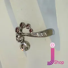 【大人気💍‼️】Pt900 ピンクダイヤモンド リングのサムネイル