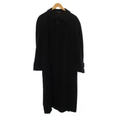フェンディ FENDI ヴィンテージ ステンカラー コート ロング 比翼 ウール 48 黒 ブラック /BM19 ■GY50のサムネイル