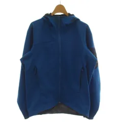 アークテリクス ARC'TERYX ソフトシェル ジャケット ジップアップ パーカー S/P 青 ブルー フード 5840-50931-0610 /GG19 ■GY50のサムネイル
