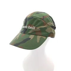 mont-bell モンベル カモフラ柄 キャップ M/L カーキ 迷彩 アウトドア メンズ 古着のサムネイル