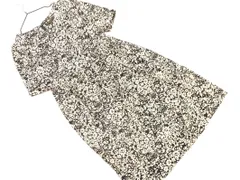 LAPIS LUCE PER BEAMS ラピスルーチェパービームス 花柄 Aライン ワンピース size36/黒ｘベージュ ■◆ レディースのサムネイル